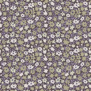 Desaturated Liberty Floral Cotton fabric preview