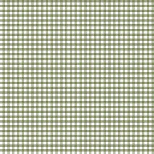 Gingham Green Cotton fabric preview