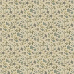 Multicoloured Floral Cotton fabric preview