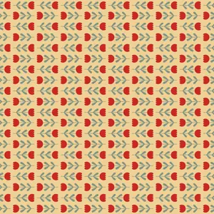 Scandinavian Flowers Cotton fabric preview