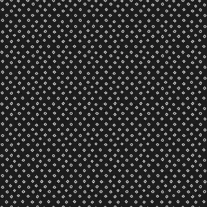 Square Polka Linen Black & White fabric preview