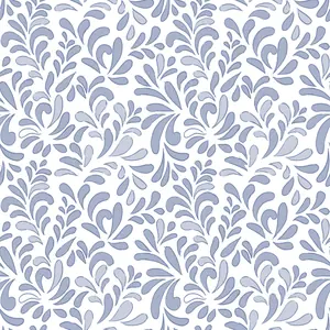 Amethyst Purple Floral Silk fabric preview