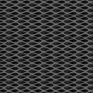 Black Leaf Print Silk fabric preview