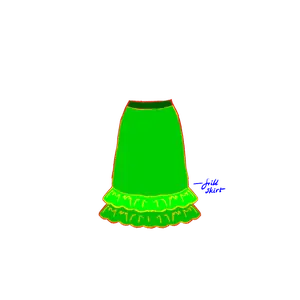 Frill Skirt pattern preview