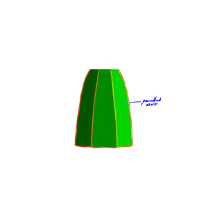 Princess Skirt pattern preview