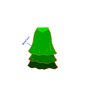 Tiered Skirt pattern preview